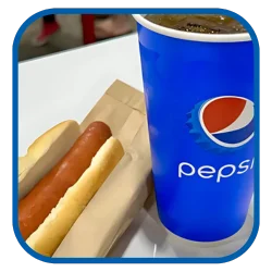 Costco Food Court Menu with Prices Updated 2025 2 Costco Hot dog and soda